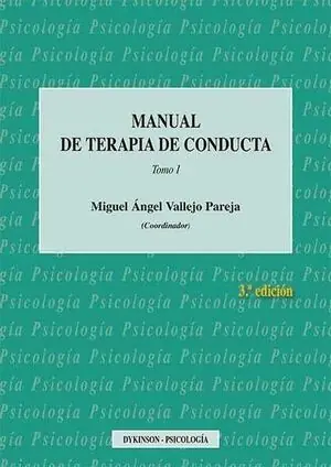 Bestseller MANUAL DE TERAPIA DE CONDUCTA TOMO I