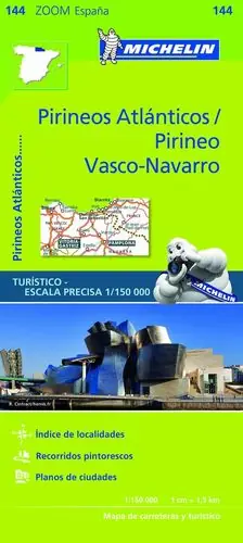 MAPA ZOOM ESPAÑA PIRINEOS ATLANTICOS VASCO-NAVARRO 2017 Mejor Precio