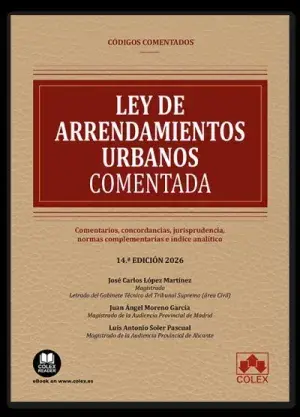 Compra Ahora Ley de Arrendamientos Urbanos - Código Comentado
