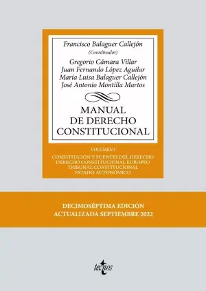 Precio De Fábrica Manual de Derecho Constitucional Volumen I