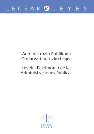 Comprar En Línea Administrazio Publikoen Ondareari Buruzko Legea ?- Ley de Patrimonio de las Administraciones Públicas