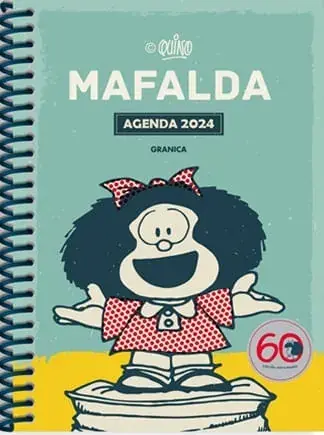 Devolución Gratuita MAFALDA 2024 ANILLADA MODULOS TURQUESA MAFALDA 2024 ANILLADA MODULOS TURQUESA