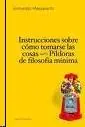 Venta Final Instrucciones sobre Cómo Tomarse las Cosas