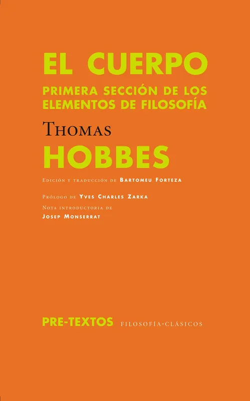 Oferta Flash Cuerpo, El "Primera Sección de los Elementos de Filosofía"