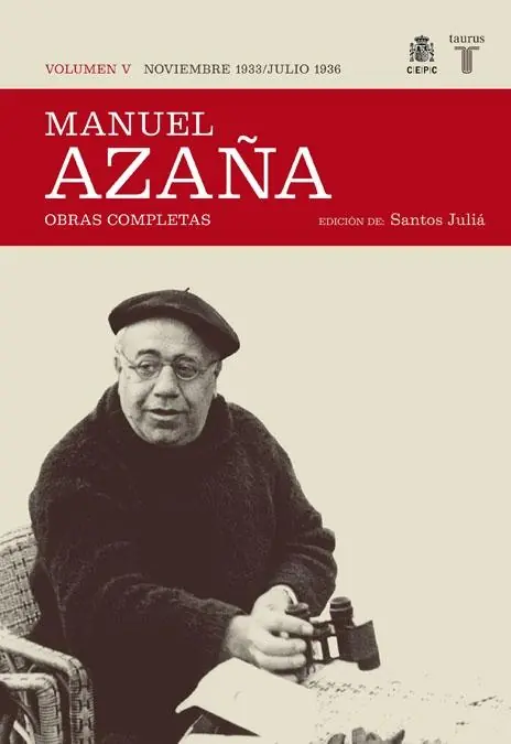 Obras Completas de Manuel Azaña. Vol 5. Noviembre 1933/Julio 1936 Mejor Precio
