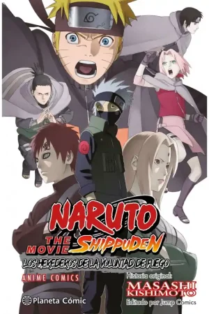 NARUTO SHIPPUDEN ANIME COMIC LOS HEREDEROS DE LA VOLUNTAD DE FUEGO Barato