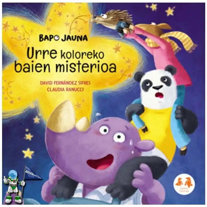 BAPO JAUNA, URRE KOLOREKO BAIEN MISTERIOA, LETRA LOTUA, EL MISTERIO DE LAS BAYAS DORADAS EN EUSKERA Devolución Gratuita