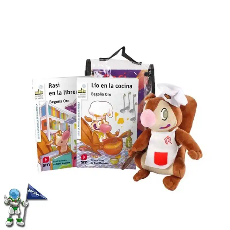 PACK DE RASI CHEF, PELUCHE DE RASI Y DOS LIBROS Pago Seguro