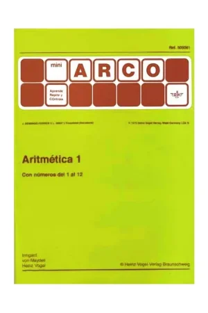 Devolución Gratuita CUADERNO MINI ARCO, 505061, ARITMÉTICA 1 CON NÚMEROS DEL 1 AL 12