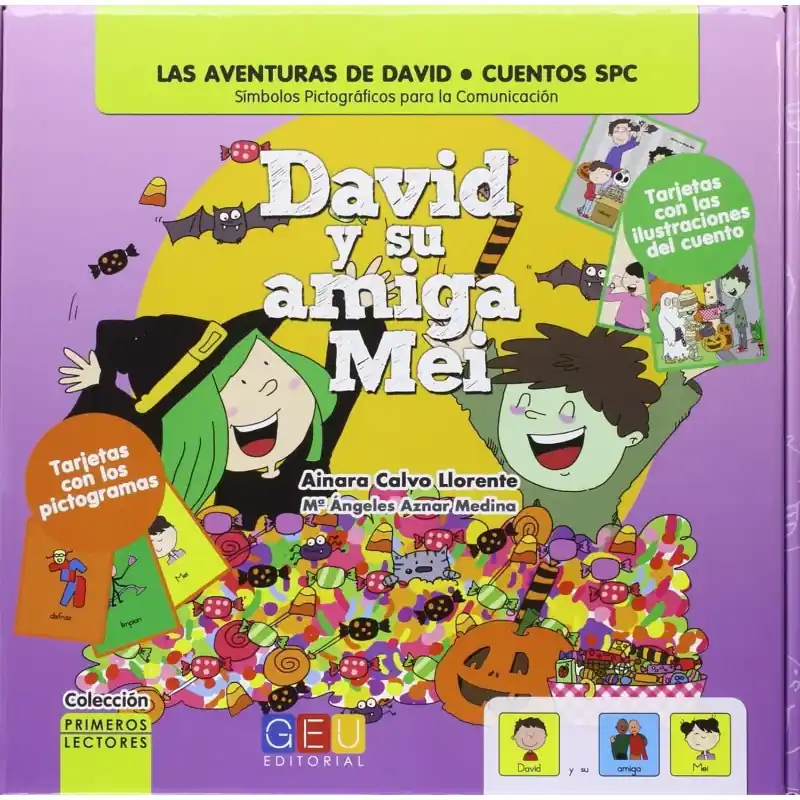 DAVID Y SU AMIGA MEI CUENTOS SPC PICTOGRAMAS Novedad