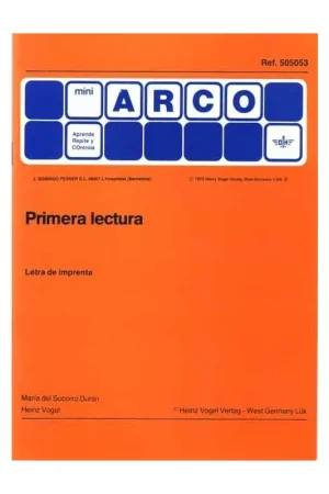 CUADERNO MINI ARCO, 505053, PRIMERA LECTURA LETRA DE IMPRENTA Oferta Flash