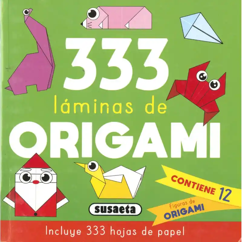 Imprescindible (Must-Have) LÁMINAS DE ORIGAMI 333, VERDE