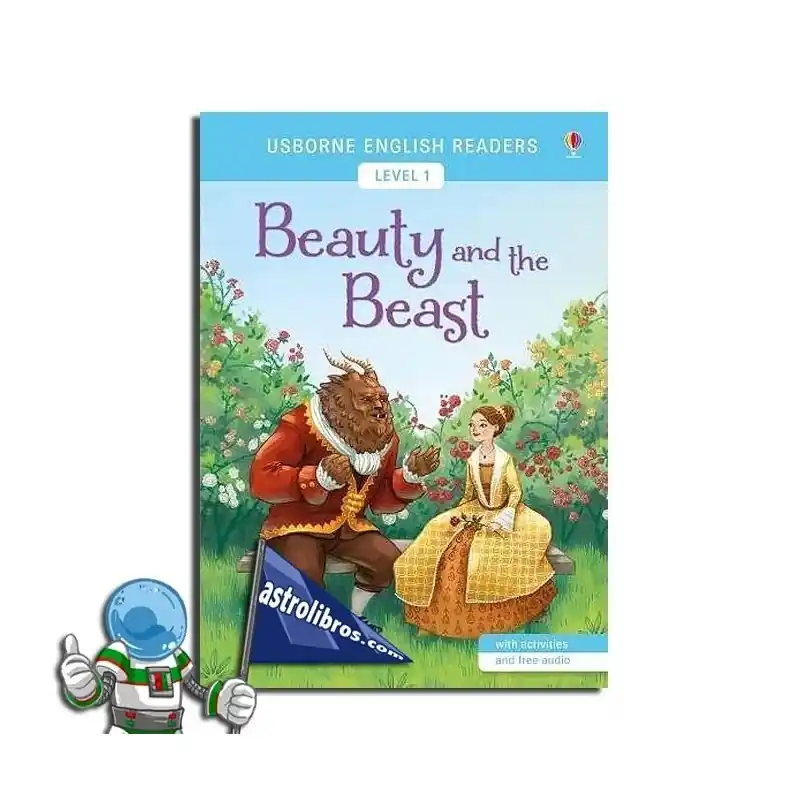 BEAUTY AND THE BEAST USBORNE ENGLISH READERS LEVEL 1 -A1- Envío Inmediato