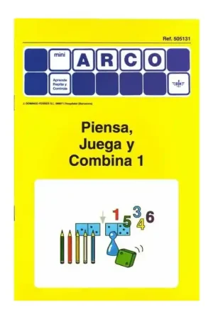 Gran Oferta CUADERNO MINI ARCO, 505131, PIENSA JUEGA Y COMBINA 1
