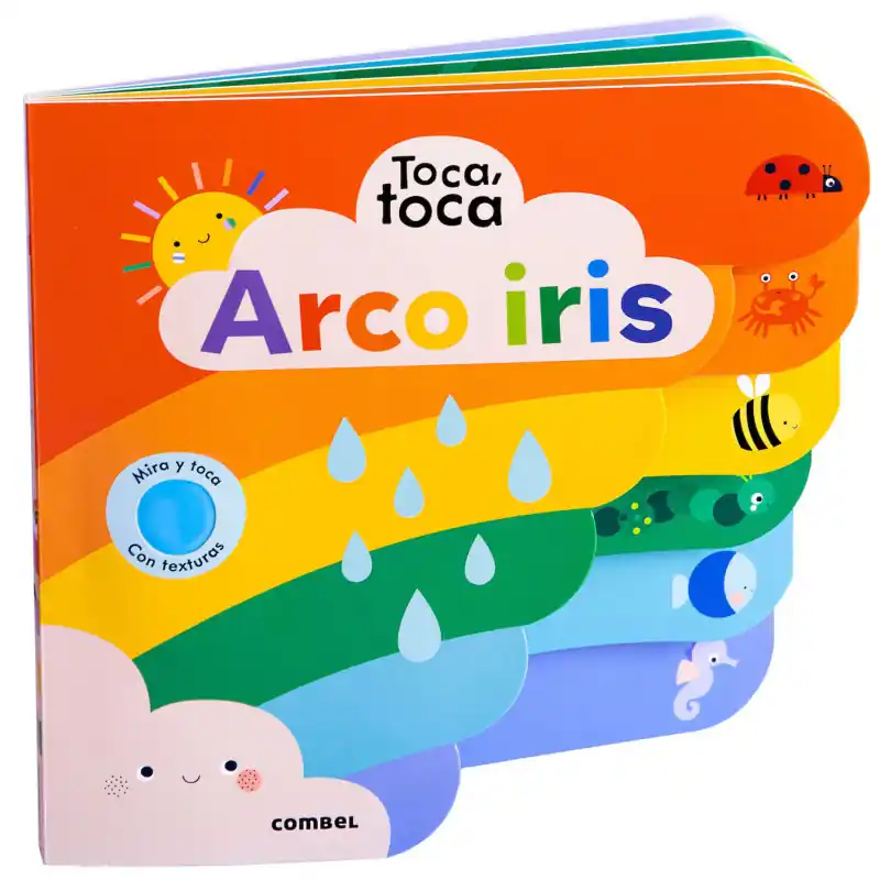 TOCA, TOCA, EL ARCO IRIS, LIBRO INFANTIL DE TACTO Marca Reconocida