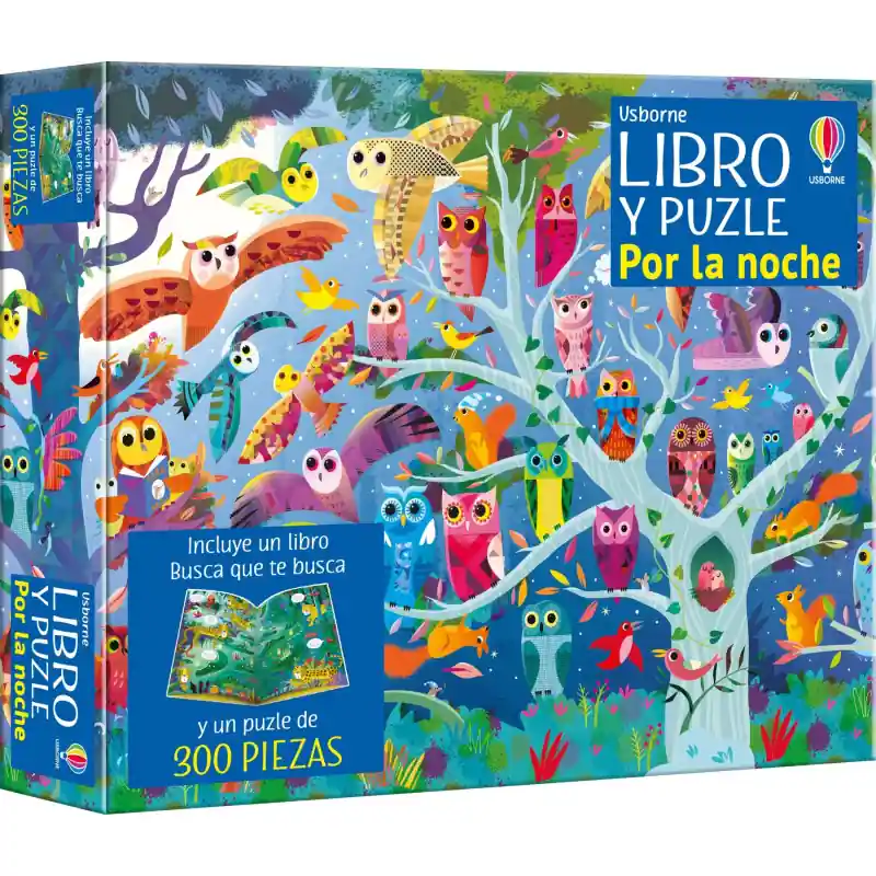 Disponible Ahora POR LA NOCHE, LIBRO Y PUZLE 300 PIEZAS USBORNE