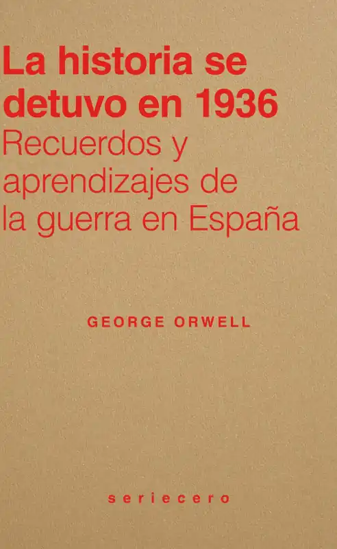 La historia se detuvo en 1936 Ordena Ya
