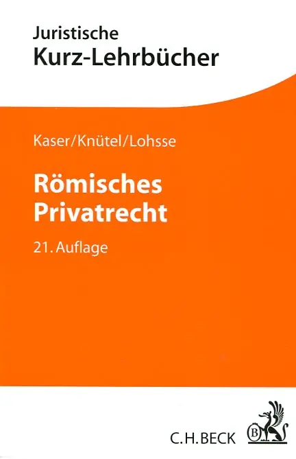 Promoción Exclusiva Römisches privatrecht