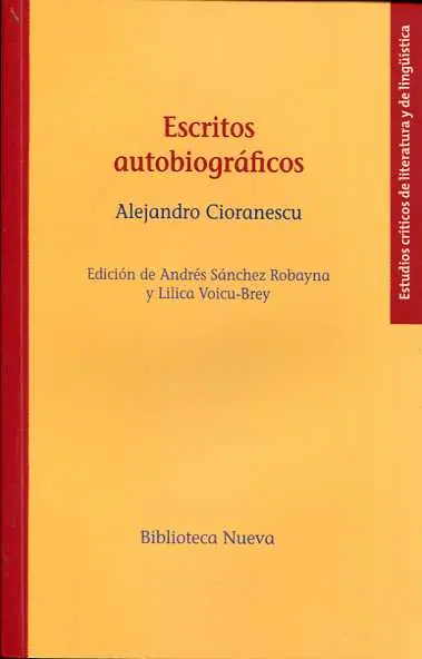 Disponible Ahora Escritos autobiográficos